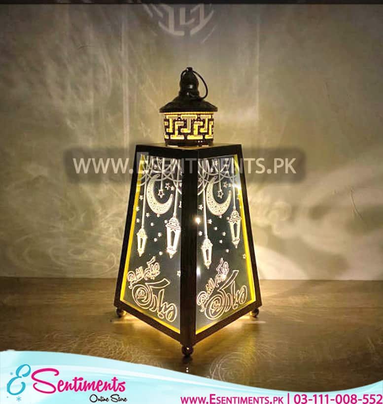 Metal Gold Ramadan Led lantern