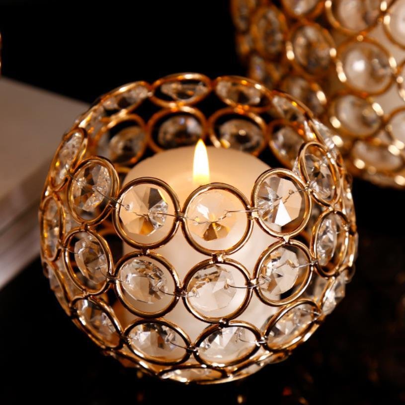 Buy crystal tealight candle holder set of 3 at best price in Pakistan
