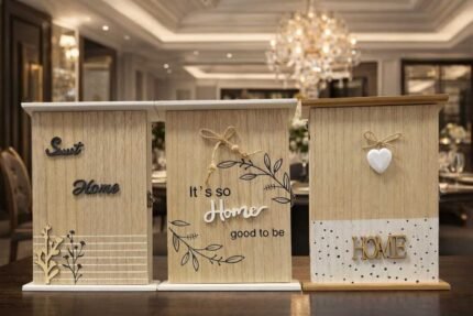 Wooden Wall hanging Key Box Cabinet