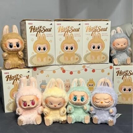 POP MART LABUBU The Monsters Have a Seat Plush Dolls Collectible Toys Blind Box