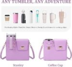 Stanley Leather Crossbody Tumbler Bag with Phone Pocket - Image 13