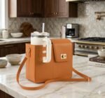 Stanley Leather Crossbody Tumbler Bag with Phone Pocket - Image 4