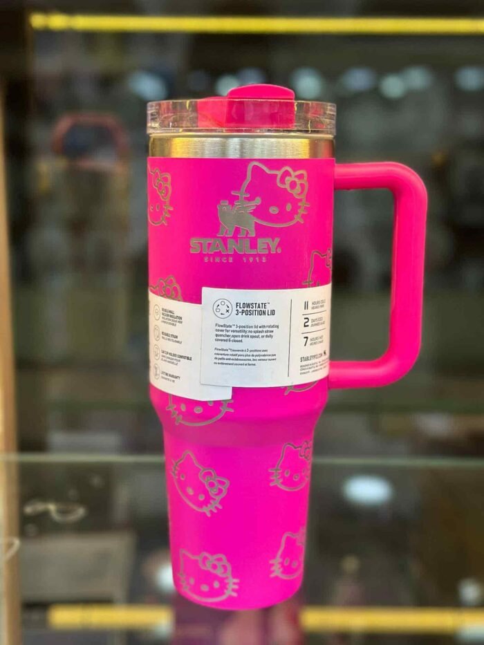 Hello Kitty 40 Oz Stanley Quencher Tumbler H2.0 Dupe - Image 6