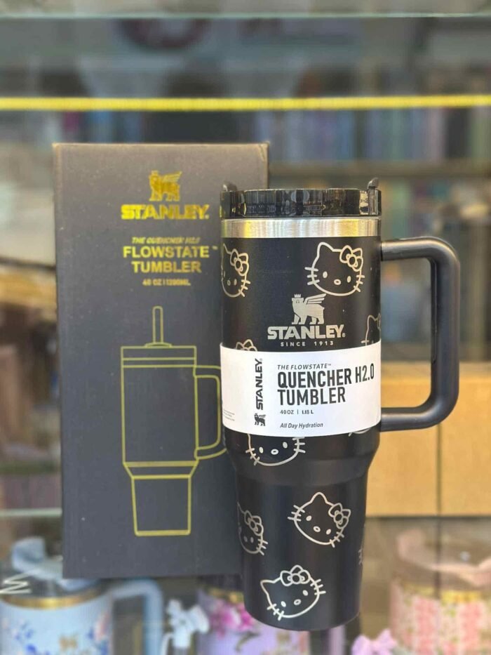 Hello Kitty 40 Oz Stanley Quencher Tumbler H2.0 Dupe - Image 2