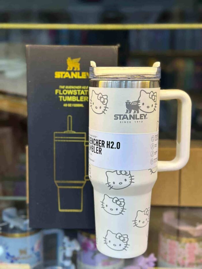Hello Kitty 40 Oz Stanley Quencher Tumbler H2.0 Dupe - Image 3