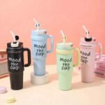 Mood Stainless Steel Tumbler with Straw