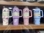 Stanley floral Printed Tumbler with straw lid 40oz - Image 3