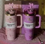 Explore the Stanley x Bow Printed Tumbler with bow topper printed box - Image 5