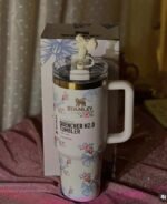 Explore the Stanley x Bow Printed Tumbler with bow topper printed box - Image 4