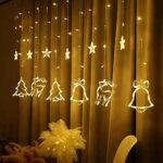 Christmas Reindeer LED Curtain Lights 12 Strings - Image 4