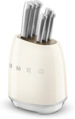 Smeg Stainless Steel Knife Block Set - Image 9