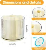 360° Rotating Desk Organizer - 6 Slots Pen and Pencil Holder - Image 2