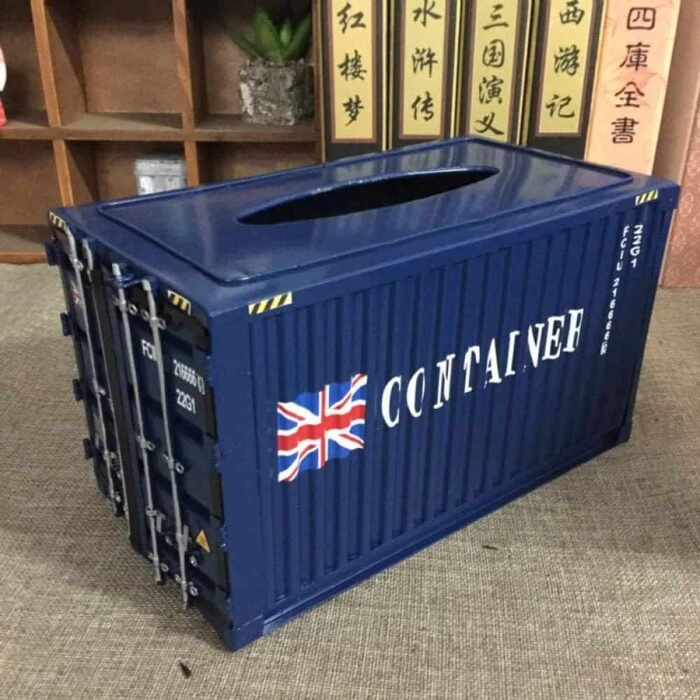 Wrought iron  Shipping Conteiner tissue box - Image 4