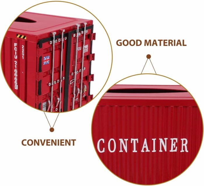 Wrought iron  Shipping Conteiner tissue box - Image 5