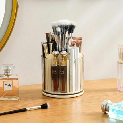 360° Rotating Desk Organizer - 6 Slots Pen and Pencil Holder