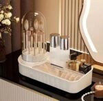Rotating Makeup Organizer for Vanity Brush Holder