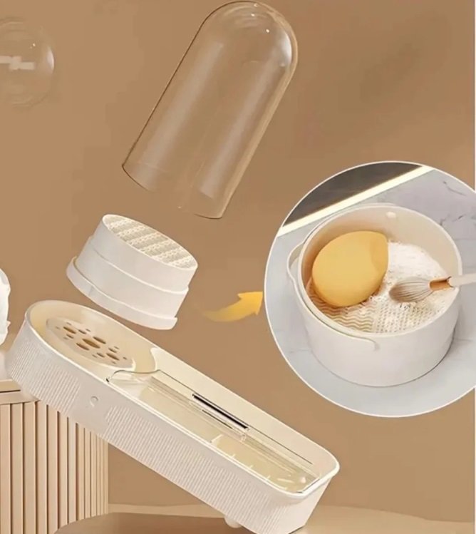 org 5 Rotating Makeup Organizer for Vanity Brush Holder - Image 4