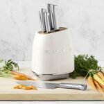 Smeg Stainless Steel Knife Block Set - Image 5
