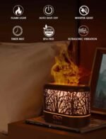Flame Aroma Essential Oil Diffuser for Home, 200ML - Image 4