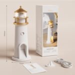 atmosphare Lighthouse Moon Projection Night Light with Remote - Image 4