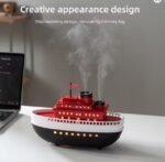 Ship – Shaped Aromatherapy Diffuser Humidifier 300ml - Image 3