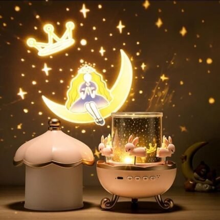 Bunny Carousel Night Light Projector lamp