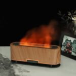 Light Woodgrain Quiet Flame Air Diffuser