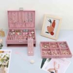 large velvet 3 layer jewellery organizer - Image 5