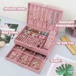 large velvet 3 layer jewellery organizer - Image 2