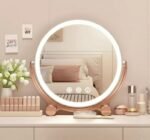 LED Vanity Makeup Mirror Three Color Light Chargeable
