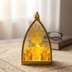 Ramadan Led Pvc golden lantern battery operated - Image 3
