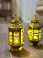Ramadan Eid festive Golden Mini hanging Lantern - Image 4