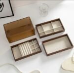 Luxury 3-Layer Wooden Jewelry Organizer - Image 4