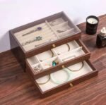 Luxury 3-Layer Wooden Jewelry Organizer - Image 2