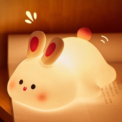 Squishy Bunny Night Light lamp chargeable