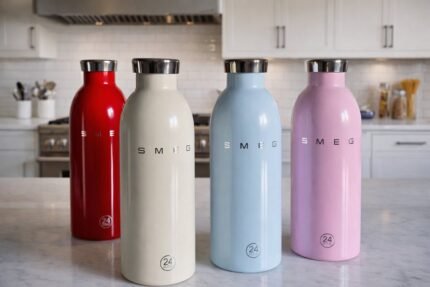 SMEG x 24Bottles 50's style aesthetic