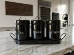 3 Piece Round Kitchen Canister Set - Image 3
