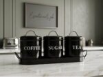 3 Piece Round Kitchen Canister Set