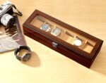Luxury Wooden Watch Organizer – Premium Walnut Finish - Image 7