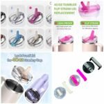 Replacement Lid for Stanley 40oz/30oz Tumbler – Leak-Proof Flip Straw Lid - Image 2