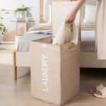Premium Foldable Linen Laundry Hamper with Lid – Large Capacity Home Organizer - Image 3