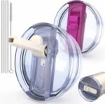 Replacement Lid for Stanley 40oz/30oz Tumbler – Leak-Proof Flip Straw Lid