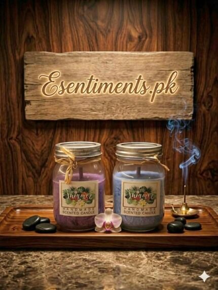 Handmade Summer Collection Scented Mason Jar Candles