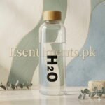 H2O Borosilicate Glass Water Bottle Trio – Eco-Friendly Minimalist Hydration - Image 4