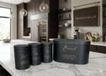 Royal Homeware 4pc Breadbin & Canister Set - Image 4