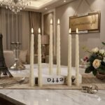 Premium Twisted LED Taper Candles – Realistic Flickering Flameless Spiral Candles (Pack of 6)