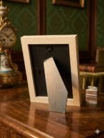 The "Warm Home" Signature Frame – Beveled Champagne Wood (5x7) - Image 2