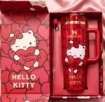 Hello Kitty x Stanley Sweet Hearts 40oz Quencher H2.0 Tumbler – Limited Edition Gift Box Set - Image 3
