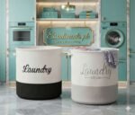 Multi-Functional Foldable Fabric Laundry Basket – 45L Home Organizer
