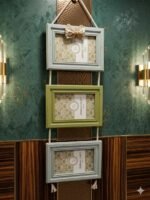 Nordic Pastel 3-Tier Hanging Photo Frame – A Rustic Touch for Your Memories - Image 2